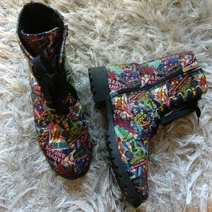 Brand New! Marvel Combat Boots
